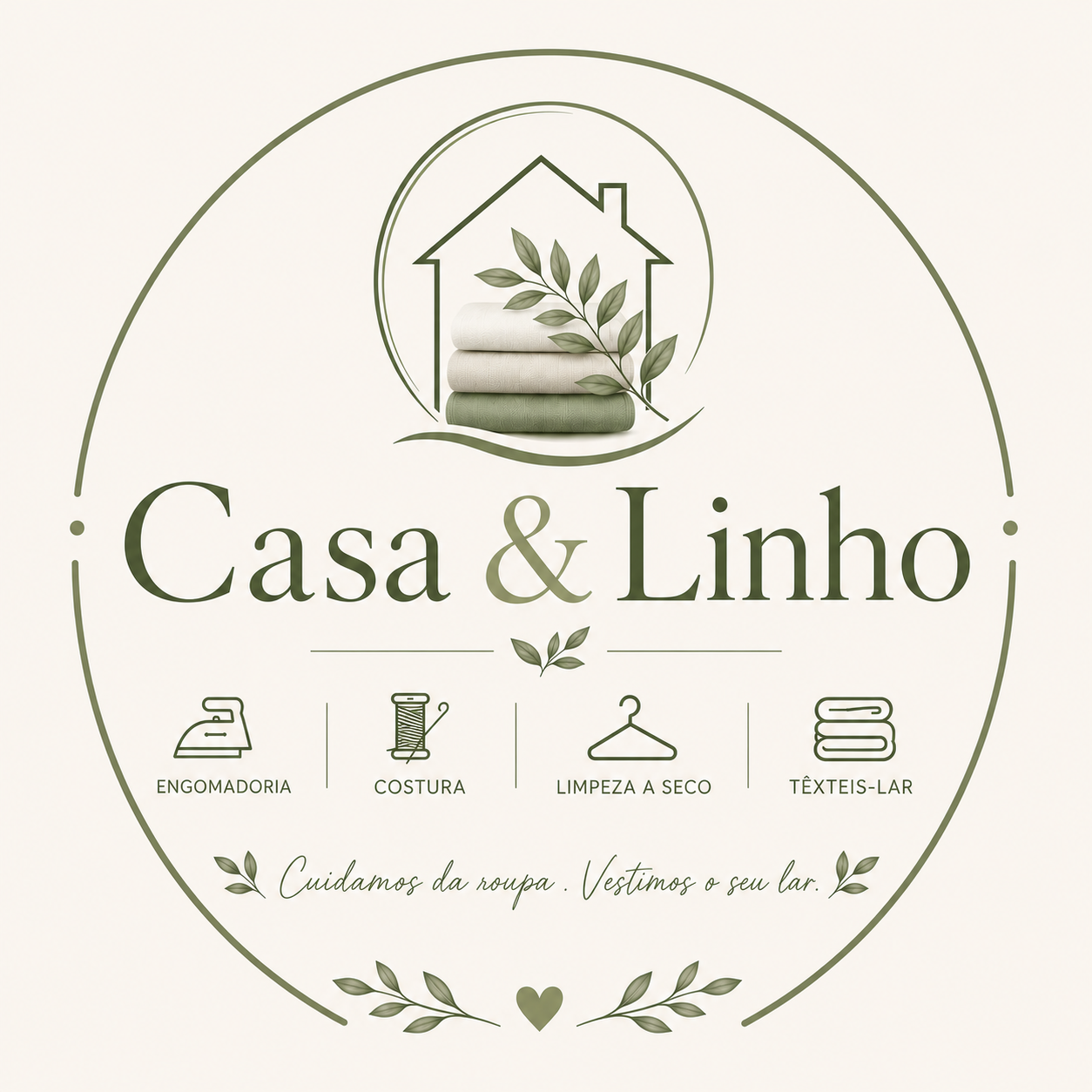 Casa & Linho — engomadoria, costura, limpeza a seco e têxteis-lar